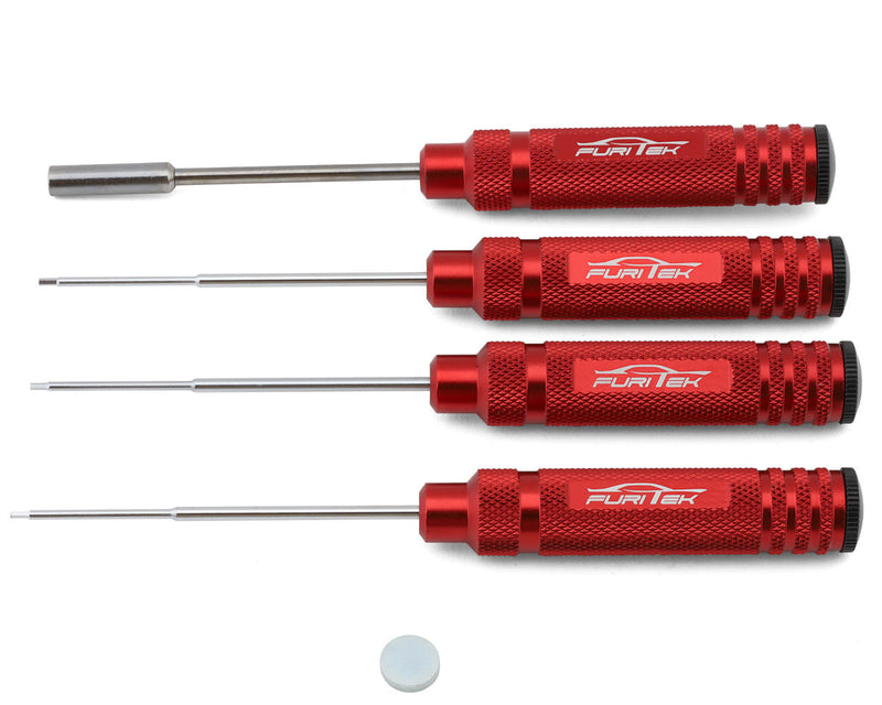 Furitek 2560 4-Piece Metric & SAE for 1/24 and 1/28 Micro Crawler Tool Set with Carrying Case