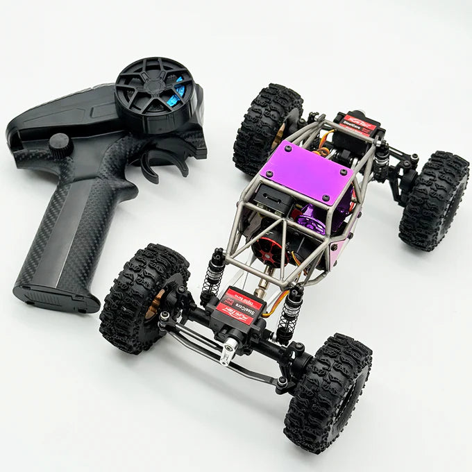 Furitek 2744 Purple Titan Buggy 18 4WS RTR 1/18 4WD Brushless Rock Crawler
