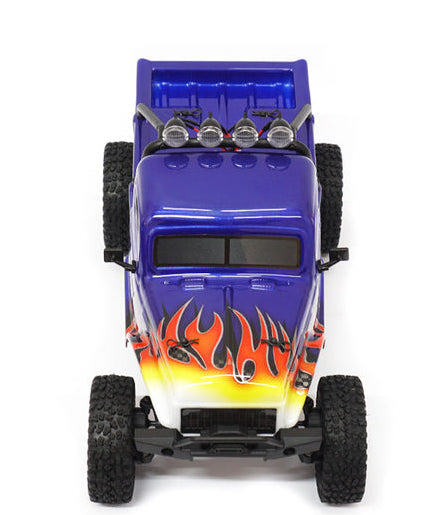 Furitek FX118 Blue with Flames Fury Wagon 1/18 RTR Brushless Rock Crawler