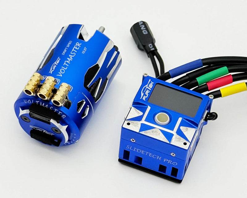 Furitek FUR-2809 SlideVolt Pro 1/10 Drift Sensored Brushless ESC & Motor Combo