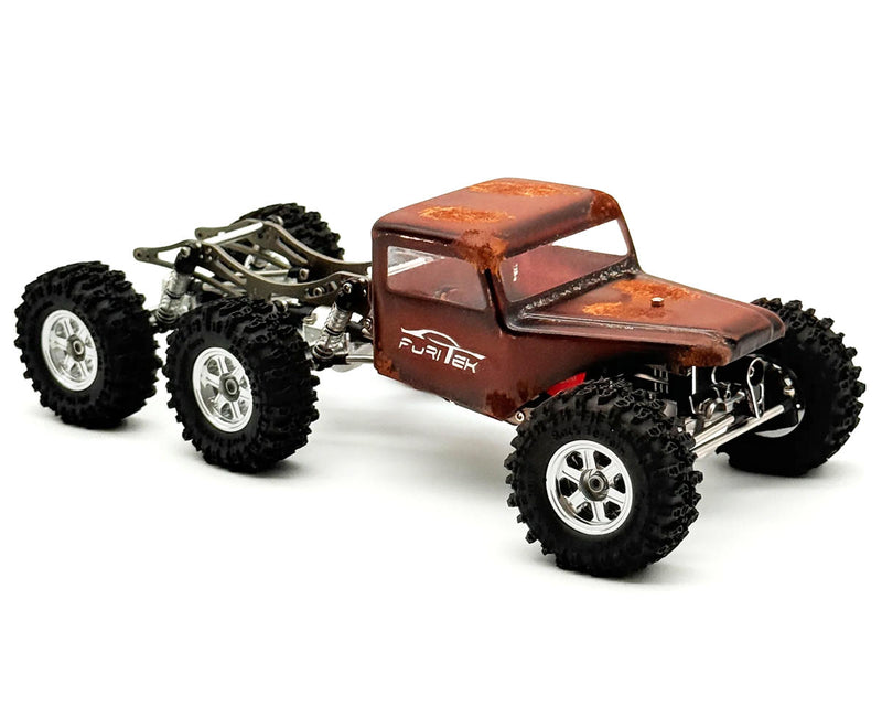 Furitek FUR-2816 Rogue 6X6 ARTR 1/30 Brushless Micro Crawler - Brown