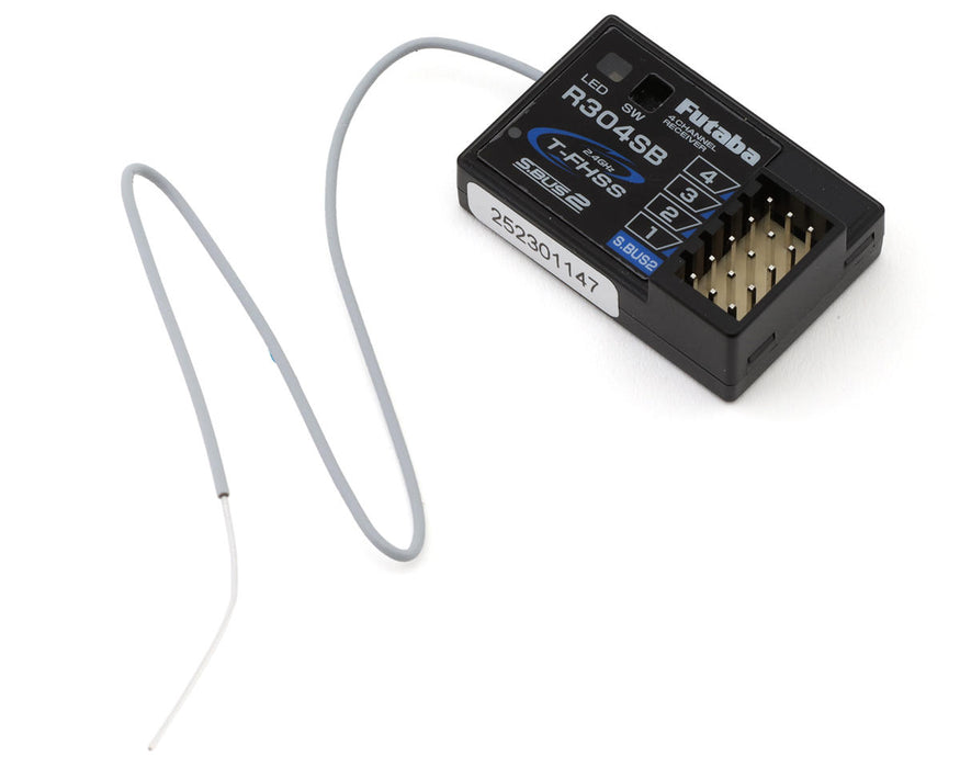 Futaba 01102179-1 R304SB (T-FHSS/S.Bus2) Telemetry System 4-Channel Receiver