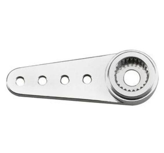 Futaba 1 Single Silver Aluminum Standard Servo Horn 25 Spline