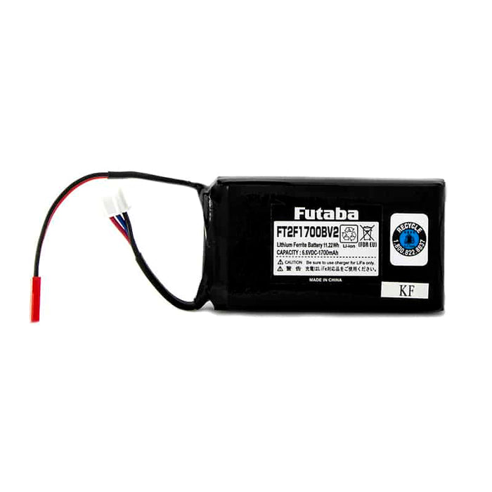 Futaba 1700mAh LiFe Transmitter Battery 6.6V (2-Cell)