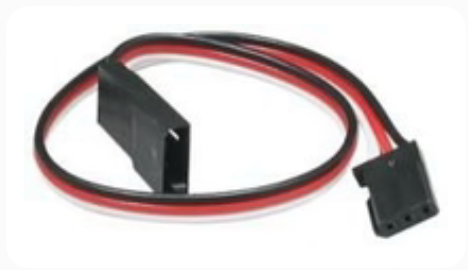 Futaba 8 Heavy Duty Servo Extension Cord with J Connector