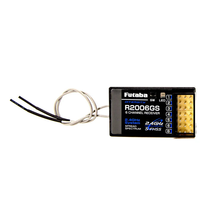 Futaba R2006GS S-FHSS 2.4GHz 6-Channel Receiver for T6J