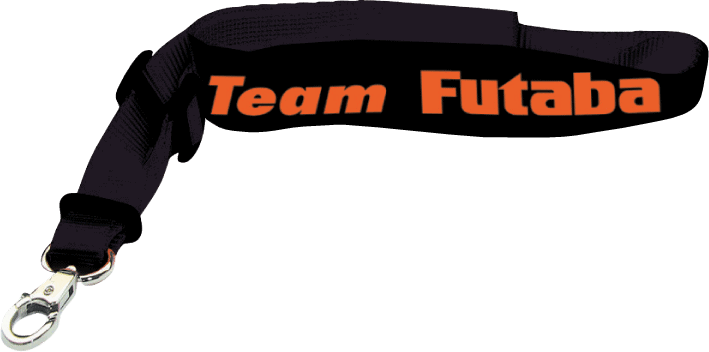 Futaba Team Futaba Strap Black & Orange Neck Strap