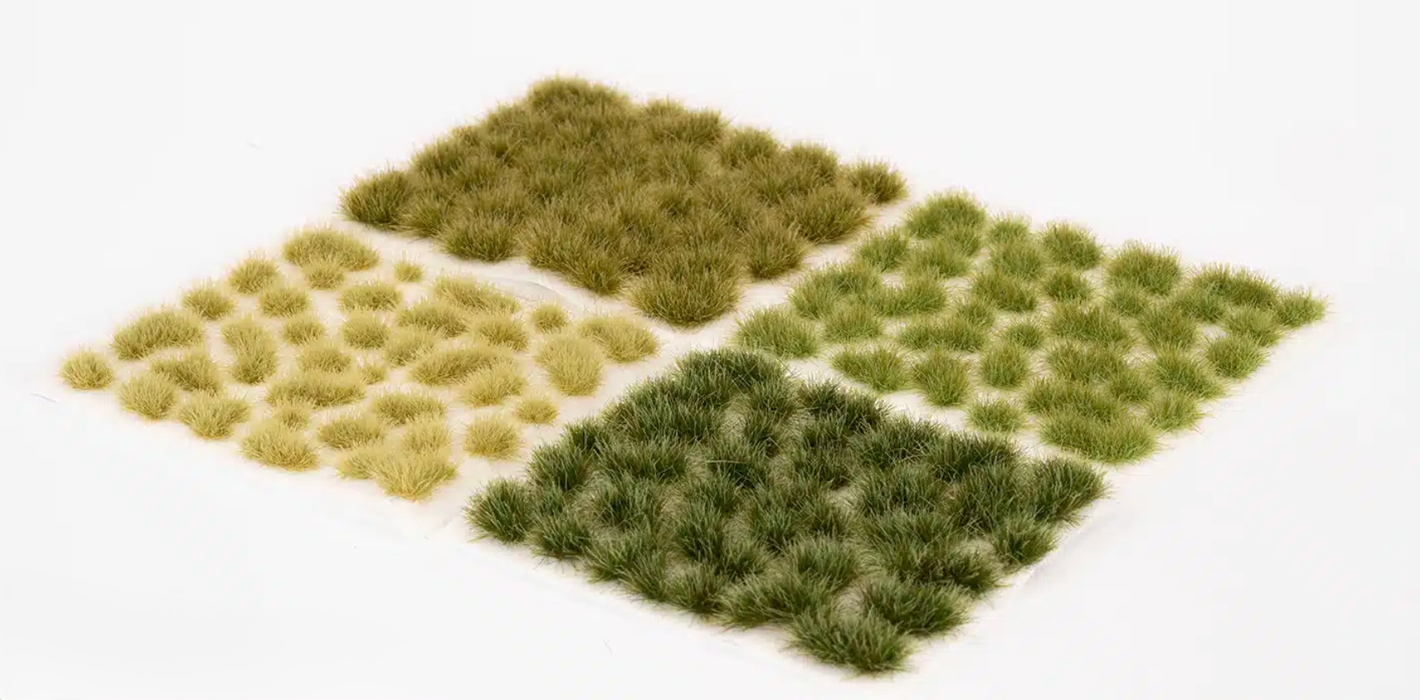 Gamers Grass 788221 4-6mm Green Meadow Tuft Set (140 Pack Self Adhesive)