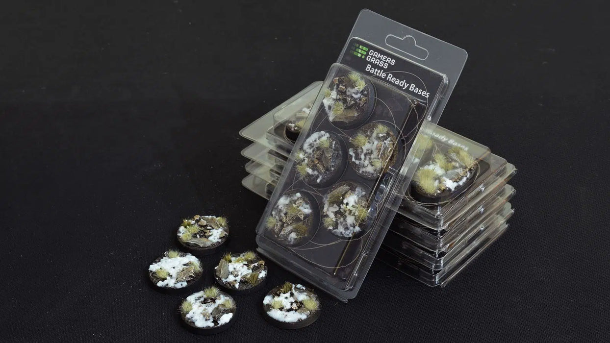 Gamers Grass 788276 40mm Winter Round Battle Ready Bases (5 Pack)