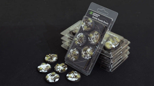 Gamers Grass 788276 40mm Winter Round Battle Ready Bases (5 Pack)