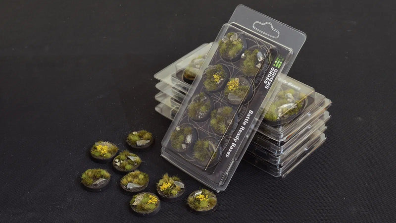 Gamers  Grass 788443 32mm Highland Round Battle Ready Bases (8 Pack)