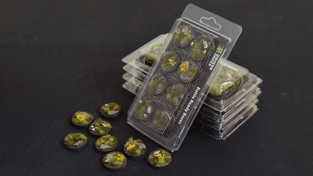 Gamers  Grass 788443 32mm Highland Round Battle Ready Bases (8 Pack)