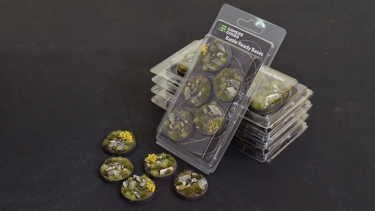 Gamers Grass 788450 40mm Highland Round Battle Ready Bases (5 Pack)