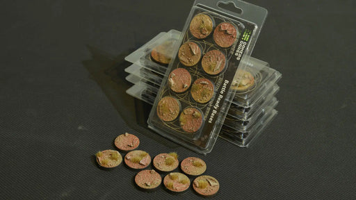 Gamers Grass 788801 32mm Badlands Round Battle Ready Bases (8 Pack)