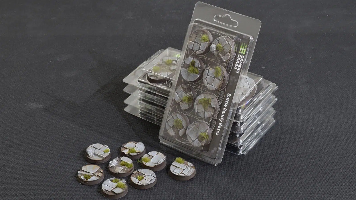 Gamers  Grass 789174 32mm Temple Round Battle Ready Bases (8 Pack)