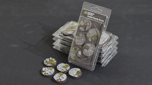 Gamers Grass 789181 40mm Temple Round Battle Ready Bases (5 Pack)