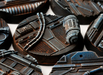 Gamer Grass 790224 32mm Spaceship Corridor Round Battle Ready Bases (8 Pack)
