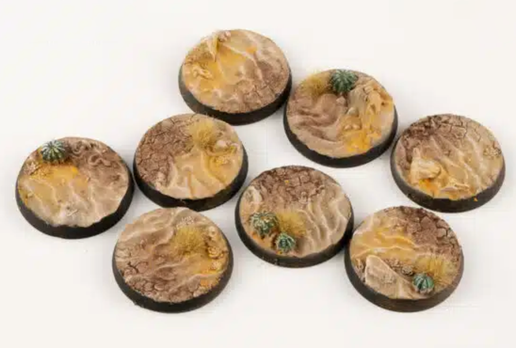 Gamer Grass 790668 32mm Deserts of Maahl Round Battle Ready Bases (8 Pack)