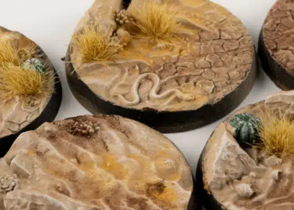 Gamer Grass 790675 40mm Deserts of Maahl Round Battle Ready Bases (5 Pack)