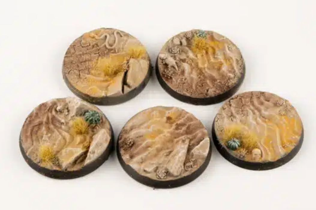 Gamer Grass 790675 40mm Deserts of Maahl Round Battle Ready Bases (5 Pack)