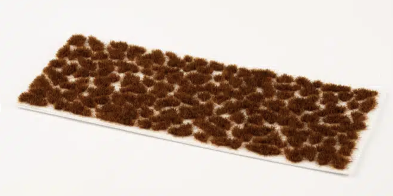 Gamer Grass 790828 2mm Brown Grass Tufts (115 Pack Self Adhesive)