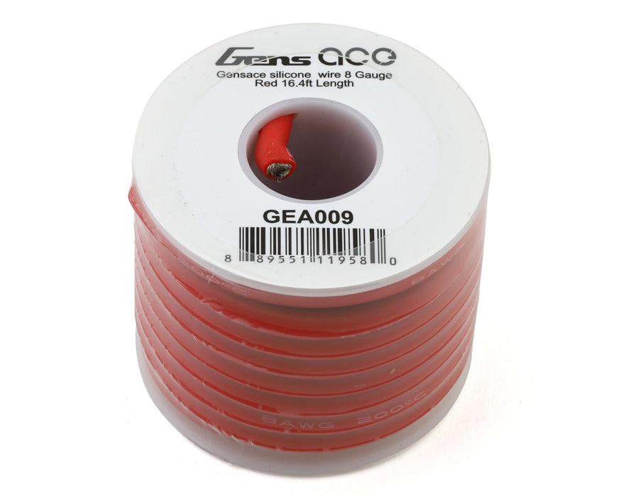 Gens Ace GEA009 Red 8AWG Silicone Wire (16.4 ft.)