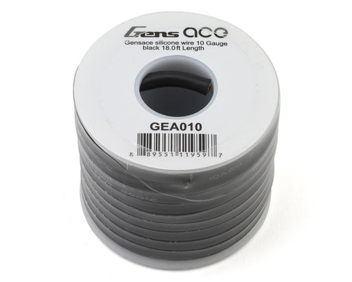 Gens Ace GEA010 Black 10AWG Silicone Wire (18.4 ft.)