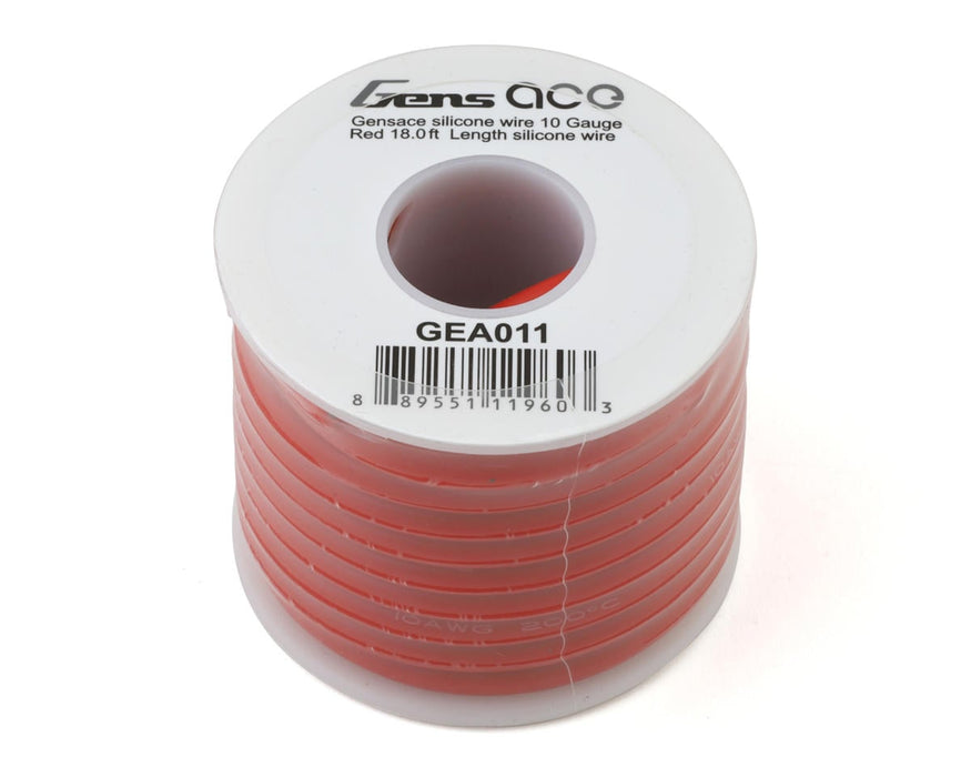 Gens Ace GEA011 Red 10AWG Silicone Wire (18.4 ft.)