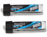 Gens Ace GEA2001S45PH 3.7V/200mAh 1S 45C LiPo Battery with Molex Connector (2 Pack)