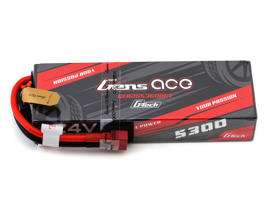 Gens Ace GEA2S5360DGT 7.4v 5300mAh G-Tech Smart 2S LiPo Battery 60C with Deans Connector