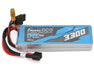 Gens Ace GEA334S45T3GT G-Tech 14.8v 3300mAh 4S 45C Smart LiPo Battery with Universal Connector