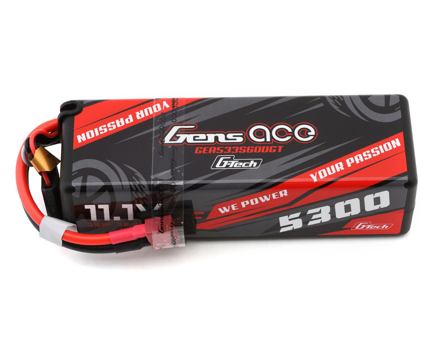 Gens Ace GEA533S60DGT G-Tech 11.1v 5300mAh 3S 60C Smart LiPo Battery with Deans Connector