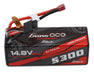 Gens Ace GEA534S60DGT G-Tech 5300mAh 14.8V 4S 60C Smart LiPo Battery with Deans Connector