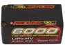 Gens Ace GEA60004S13S Redline 15.2v 6000mAh 4S 130C LiHV LiPo Shorty Battery with 5mm Bullets