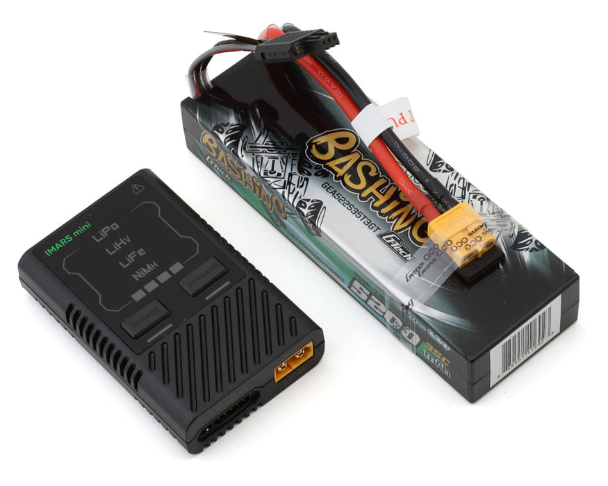 Gens Ace GEA60W2S5235GT G-Tech Smart 5200mAh 2S 35C Bundle with 2S XT60 LiPo Battery