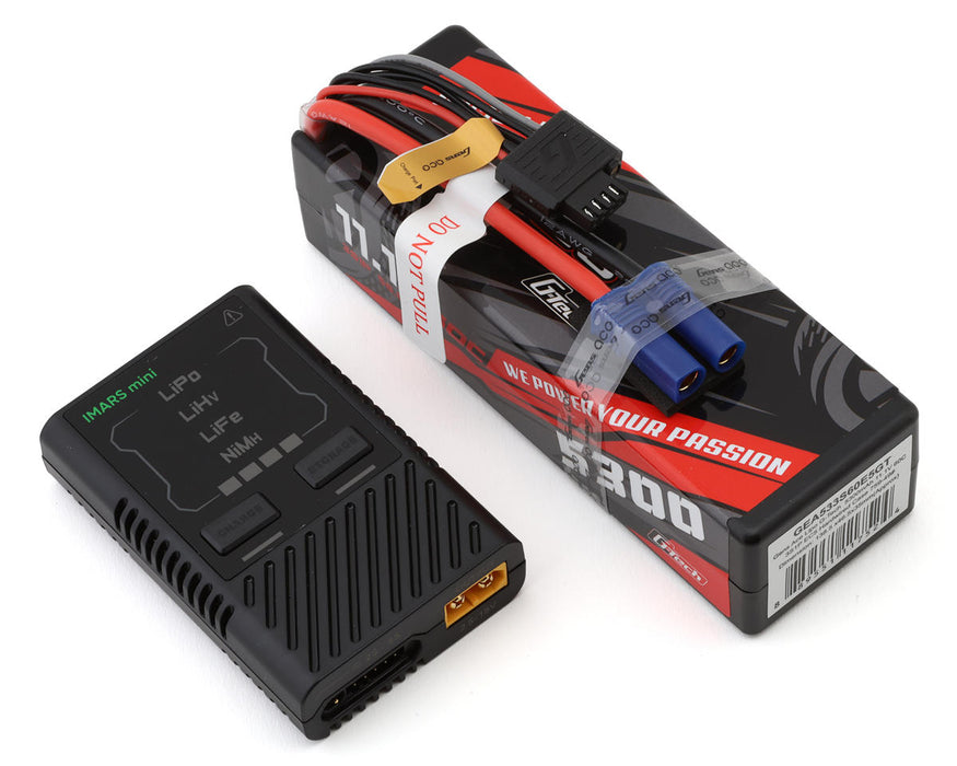Gens Ace GEA60W3S5360GT G-Tech Smart 5300mAh 3S EC5 Bundle with 3S 60C LiPo Battery