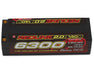Gens Ace GEA63004S14D5 Redline 2.0 15.2v 6300mAh 4S LiHV Battery 140C with 5.0mm bullet