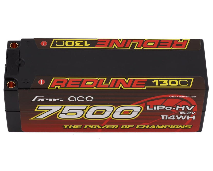 Gens Ace GEA75004S13D5 4s LiHV LiPo Battery 130C with 5mm Bullets & Deans Adapter
