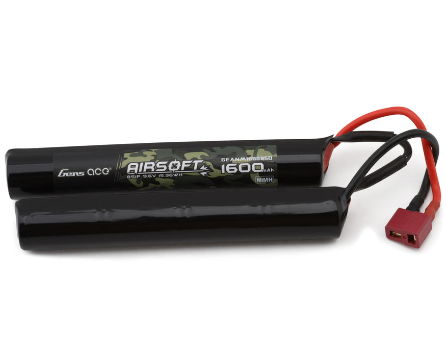 Gens Ace GEANM16008SD 8-Cell 9.6v 1600mAh NiMH Airsoft Nunchuck Battery