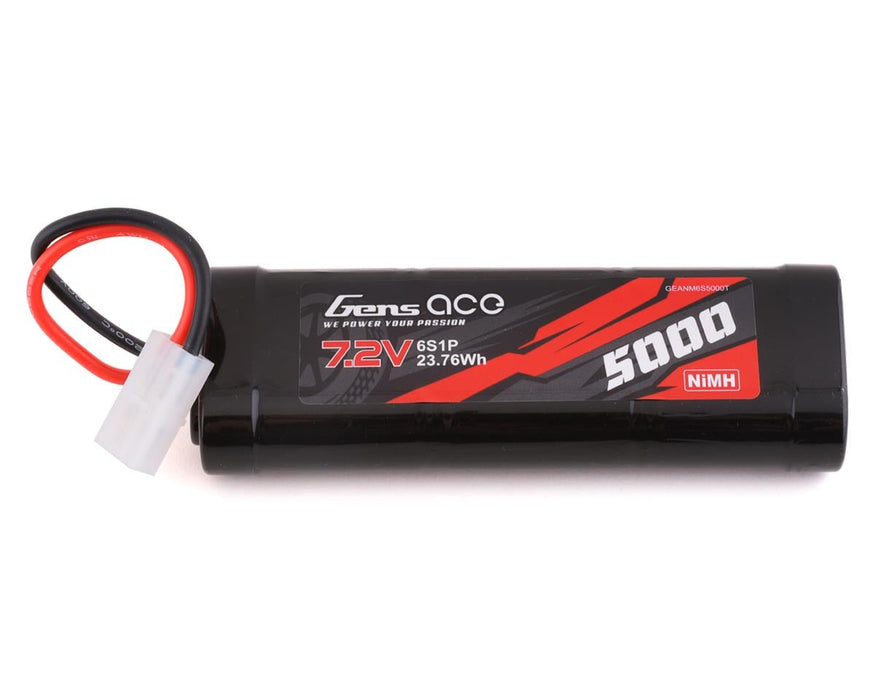 Gens Ace GEANM6S5000T 6 Cell 7.2V 5000mAh NiMh Battery with Tamiya Connector