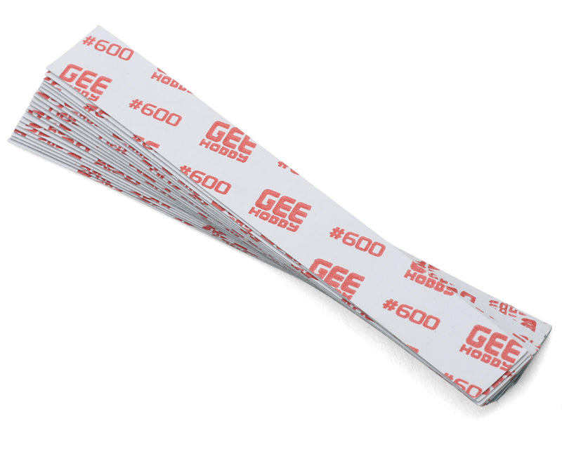 GEEHOBBY (By Dspiae) GH-SP-600 Self-Adhesive 600 GritSandpaper Set (20 Pack)