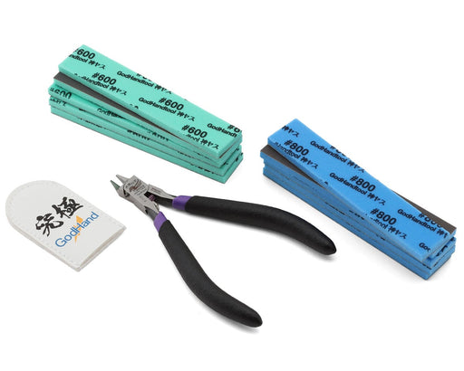 Godhand Tools LNY-26A-SET Lunar New Year Ultimate Nipper 5.0 & Kamiyasu Sanding Sticks