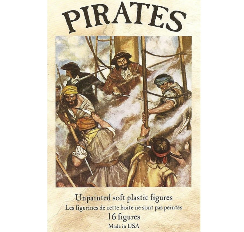 Glencoe Models 2204 1/32 Pirates (16 pcs.) Figures Model Kit