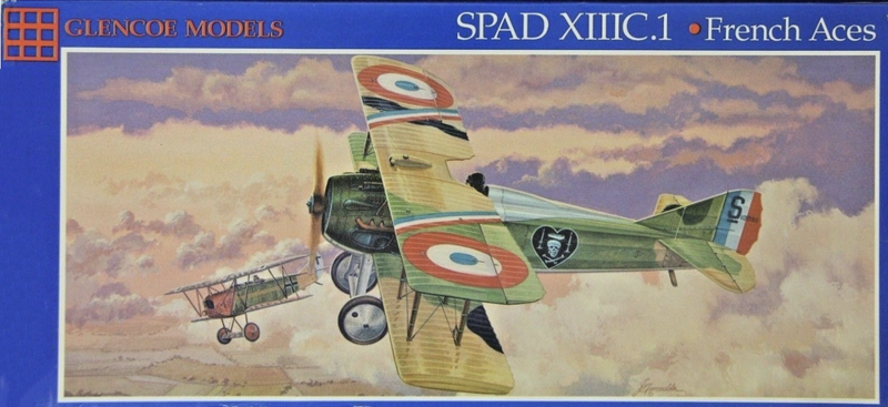 Glencoe Models 5118 1/48 SPAD XIIIC.1 French Aces Model Aircraft Kit