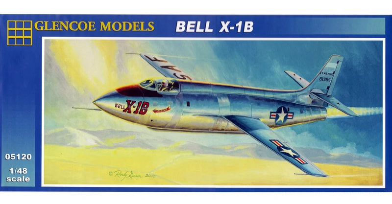 Glencoe Models 5120 1/48 Bell X-1B Jet Model Aircraft Kit