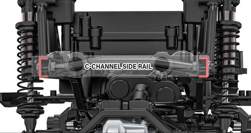 GMade 57014 1/10 GS02F Spider Portal TS Crawler Assembly Kit