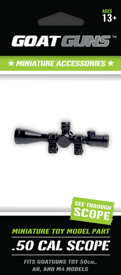 Goat Guns 1:3 Scale 16X Scope for (AR/.50cal) Models