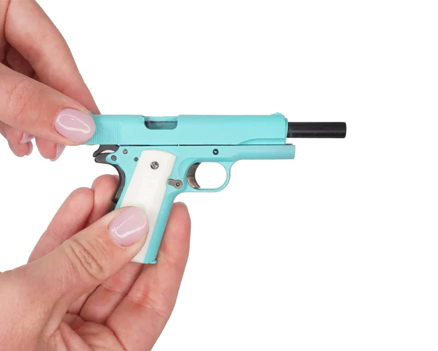 Goat Guns 1:2.5 Scale 1911 Model - Soft Blue with Ivory Grips