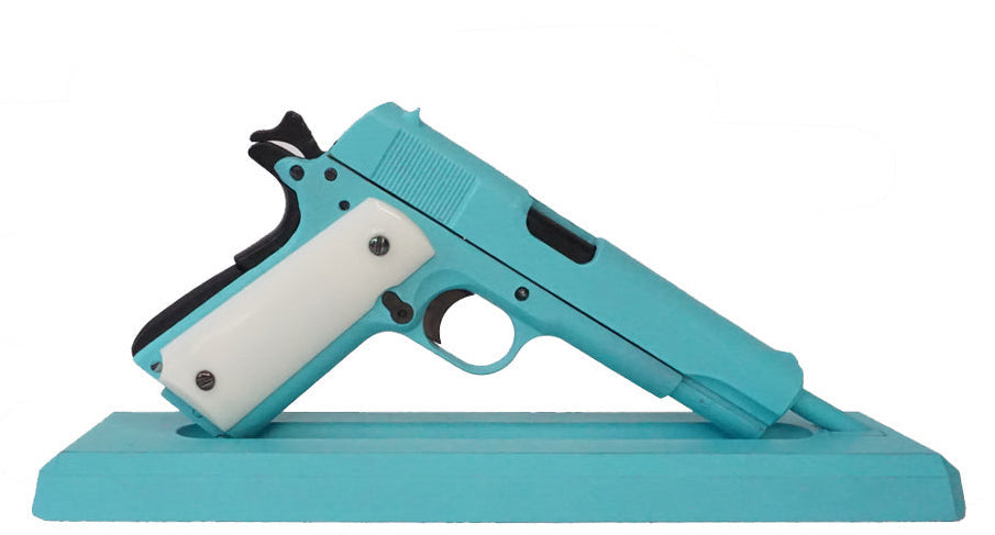 Goat Guns 1:2.5 Scale 1911 Model - Soft Blue with Ivory Grips