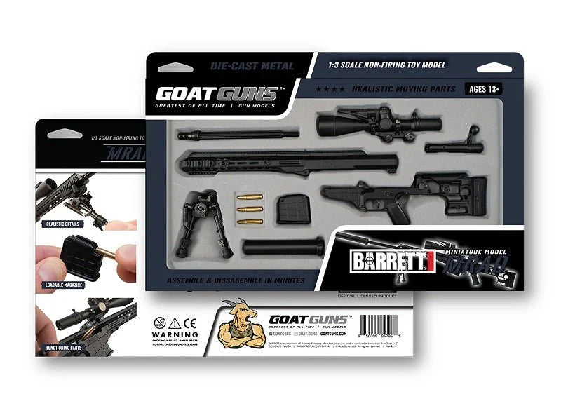 Goat Guns 1:3 Scale Barrett .50cal Diecast Gun Model - Black